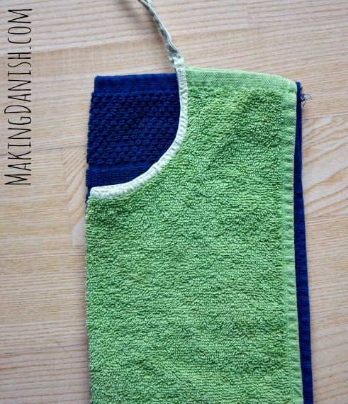 How to make pullover deals towel bibs