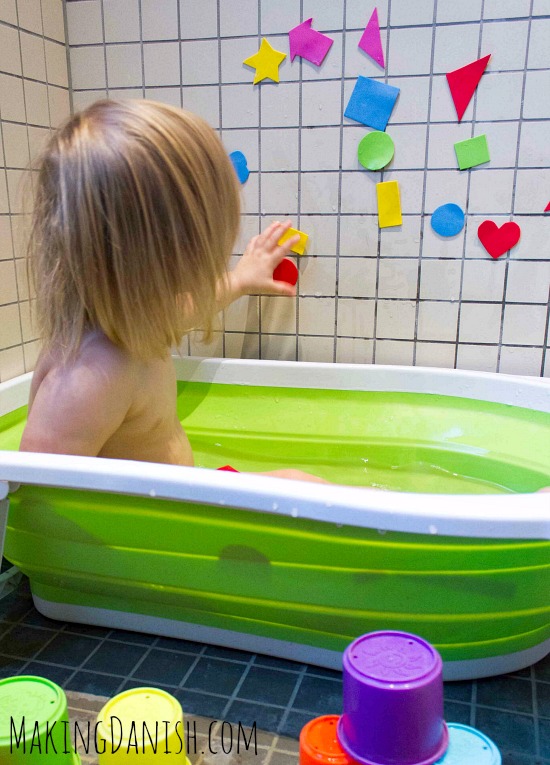 Fun Bath Time Activity: Foam Shapes - Between Carpools