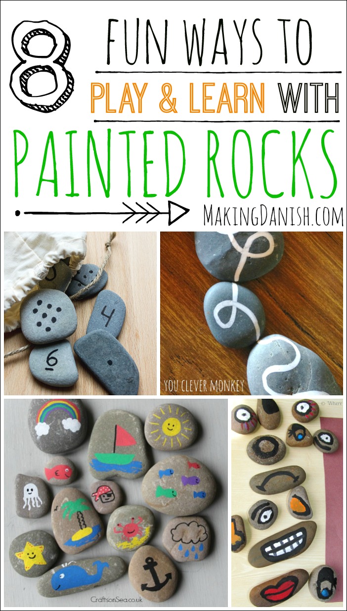 8 fun and educational activities with painted rocks