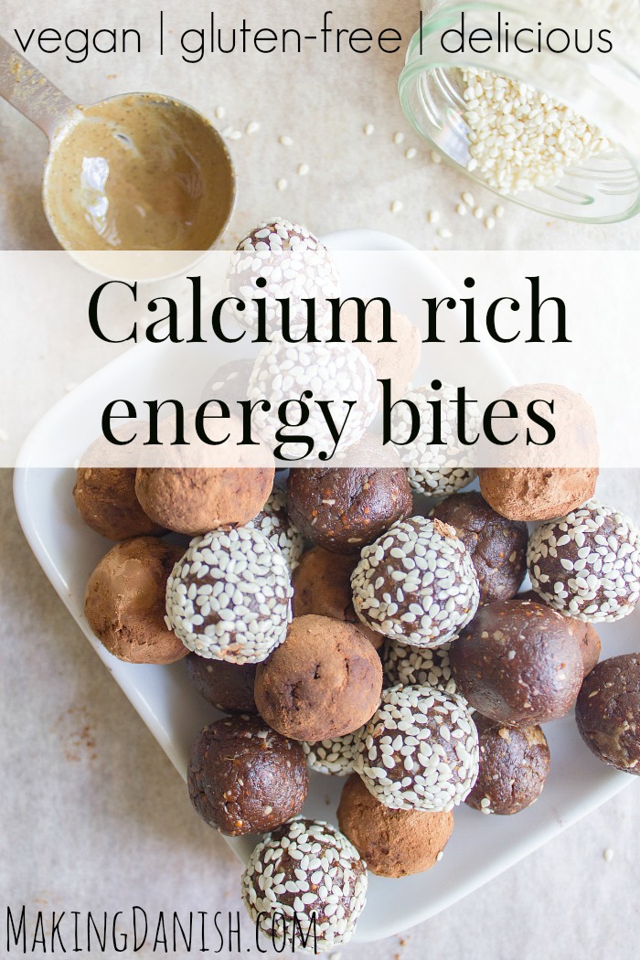 simple and tasty calcium rich energy bites