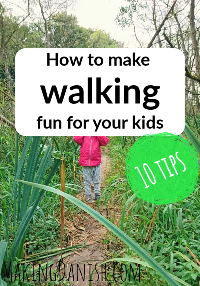 how to get kids to walk for longer stretches