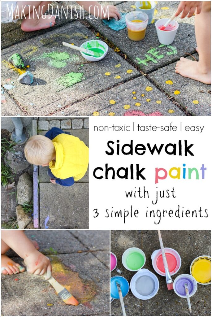 taste safe sidewalk chalk paint non-toxic